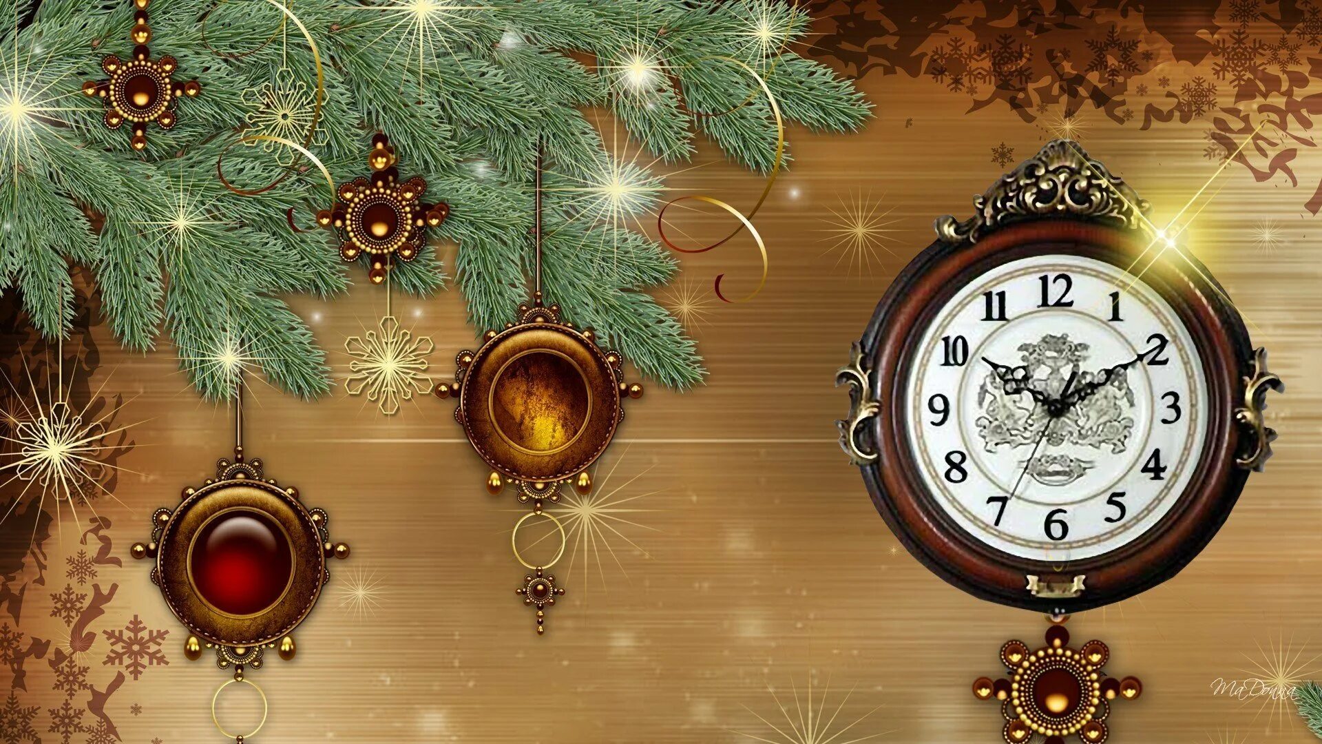 Часы новогодние. Новогодний фон с часами. Новогодние куранты. Новогодняя елка с часами.