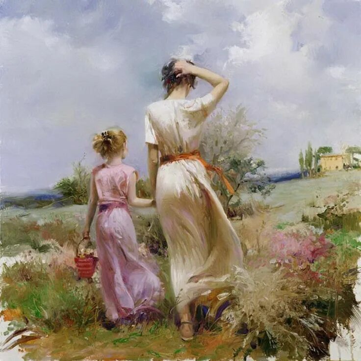 Картина дочь. Художник Pino Daeni. Пино Даени (Pino Daeni 1939 – 2010). Пино Даени мать и дитя. Джузеппе Данжелико картины.