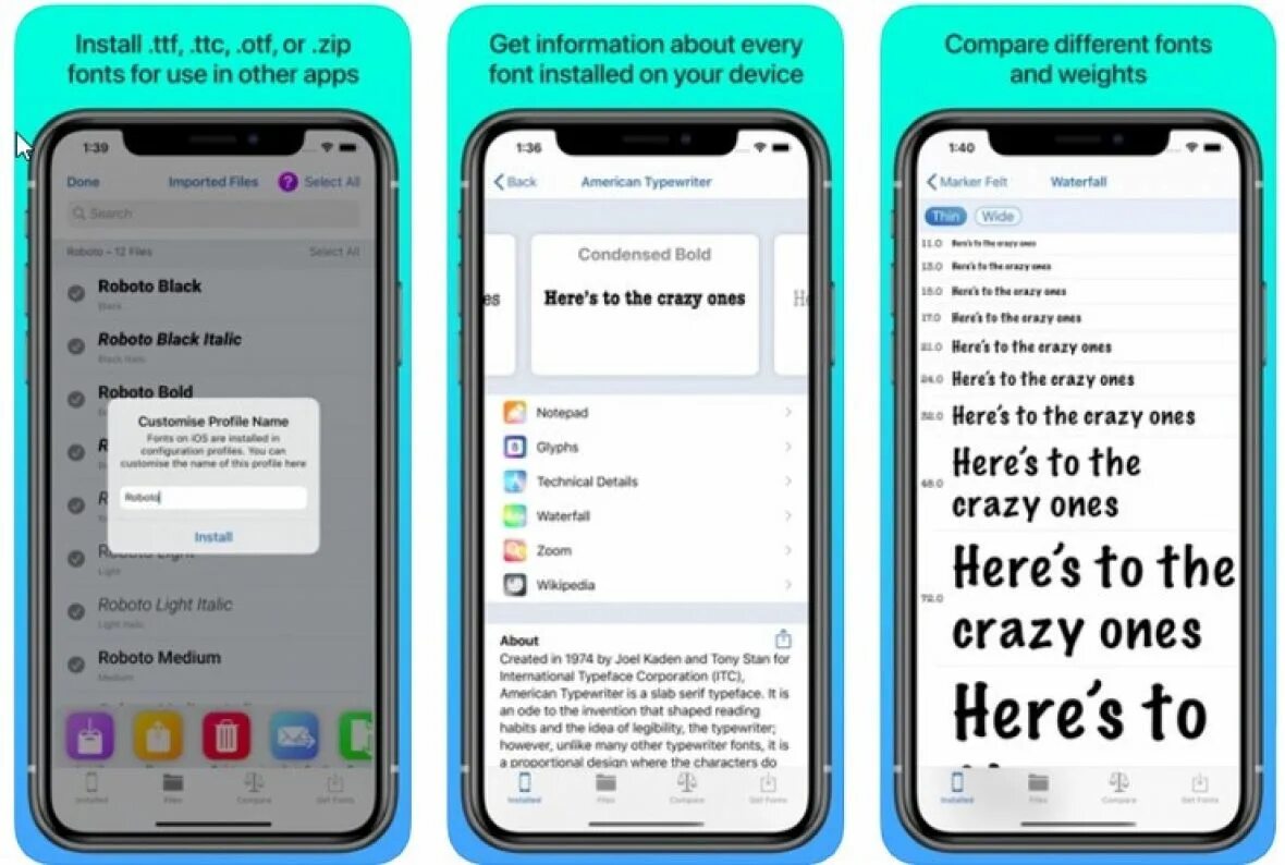 Шрифт айфона на андроид. Приложение шрифты на айфон. Шрифт для приложений IOS. Шрифты для приложений Android.