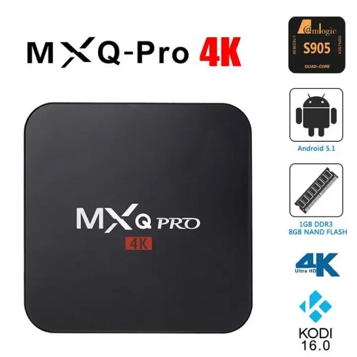 MXQ Pro Amlogic s905. TV Box 1 8 GB.