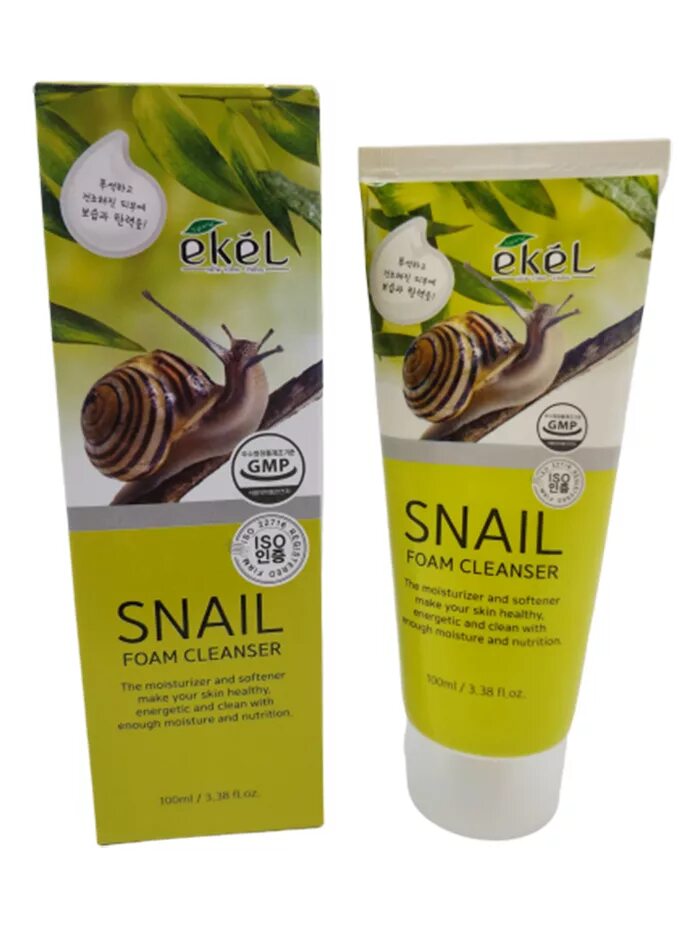 Foam cleanser snail. Ekel Snail Foam Cleanser. Ekel пенка для умывания с муцином улитки Snail Foam Cleanser. Пенка для умывания Ekel 100 мл. [Ekel] пенка для лица улиточный муцин Ekel Foam Cleanser Snail 180мл.