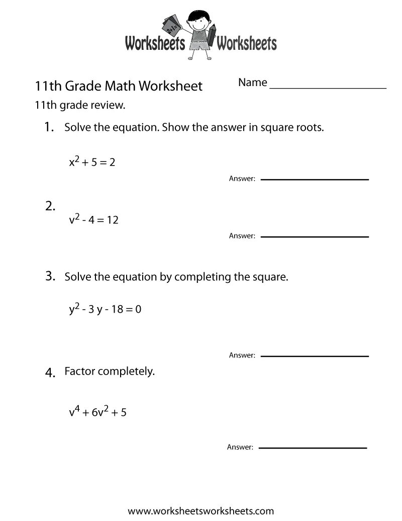 Review worksheet. 11 Th Grade Math. Worksheets 9 класс. Math Test 9 Grade. Worksheets 11 класс английский.