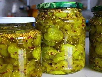 Хрустящие закатанные огурцы