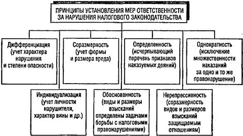 Принцип ответственности налогового контроля