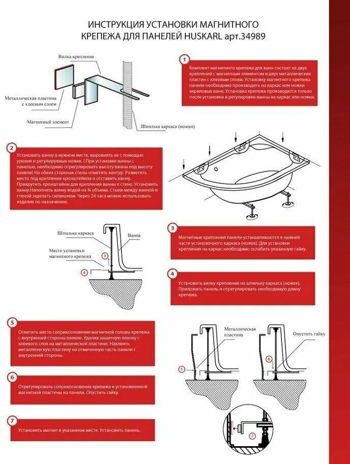 Как крепятся акриловые. Схема монтажа экрана акриловой ванны. Схема монтажа экрана под акриловую ванну. Установка акриловой ванны инструкция. Инструкция по установке экрана на акриловую ванну.