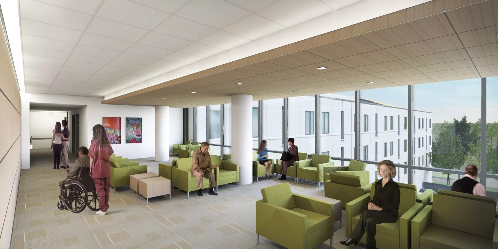 Waiting area. Зал ожидания с библиотекой. Airport waiting room. Waiting area. Ожидание вектор.