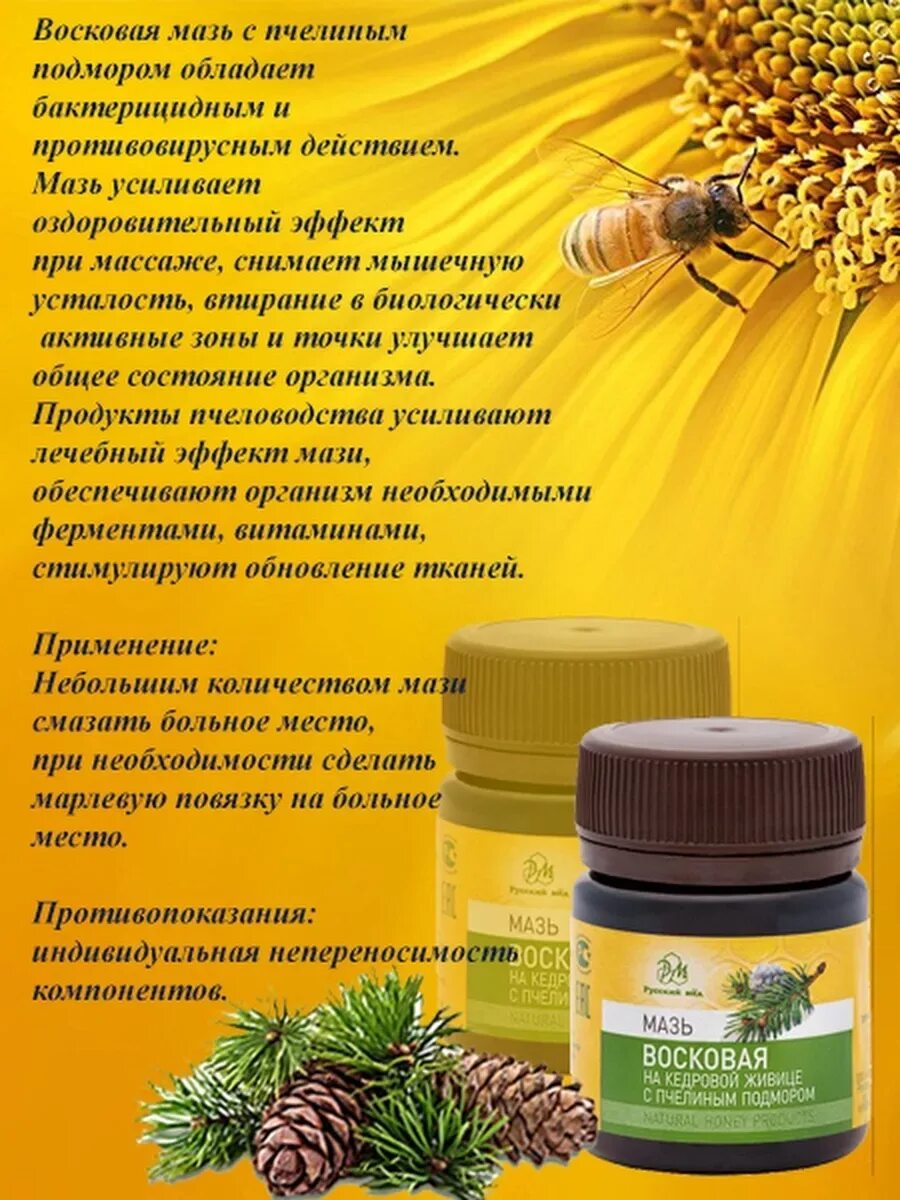 Пчелиная мазь от чего. Пчелиная мазь от чего