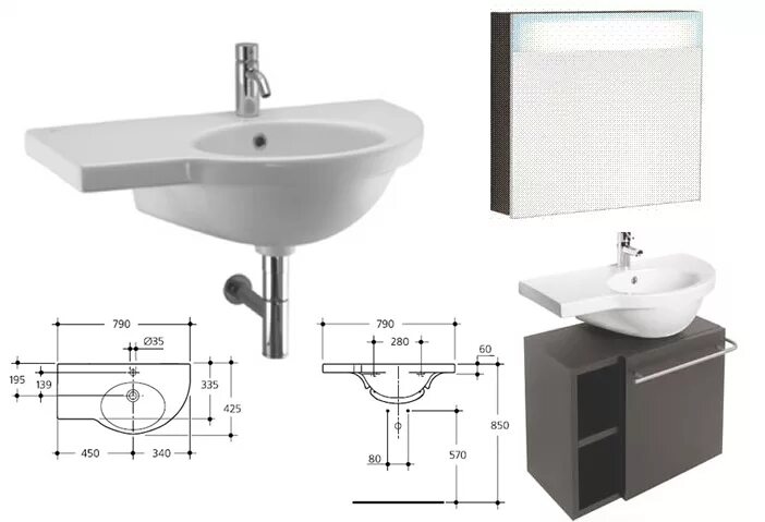 раковина roca dama senso compacto 68x42 327519000. раковина serel 6741. раковина для ванной левая. раковина ravak unity 90 левая. раковина для ванной левая.