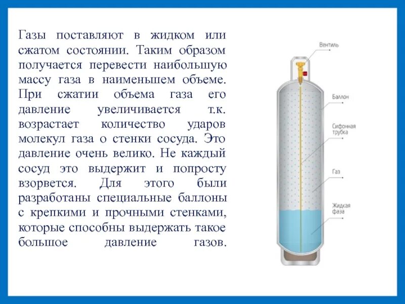 Почему газ жидкий