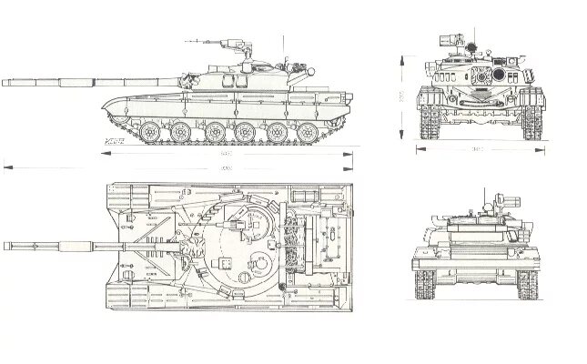 Т 72 основной боевой танк чертеж Объект 432 танк нового поколения история оружия Дзен