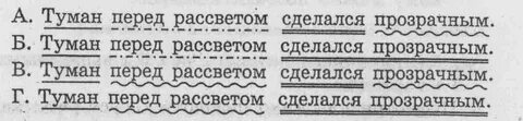 Туман синтаксический разбор