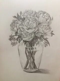 Букет карандашом