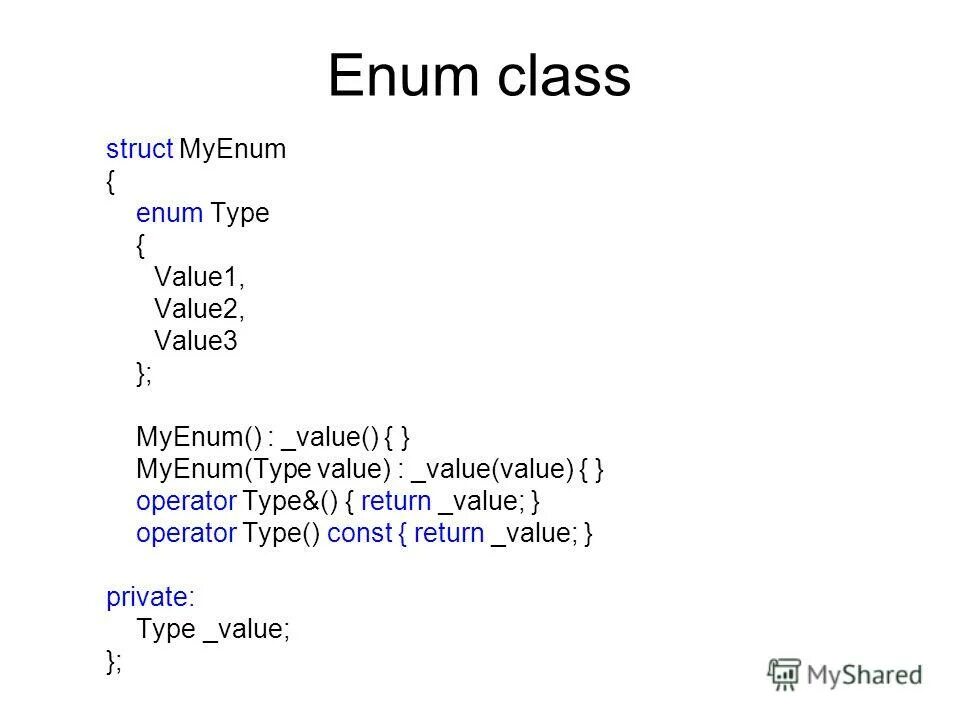 Enum int