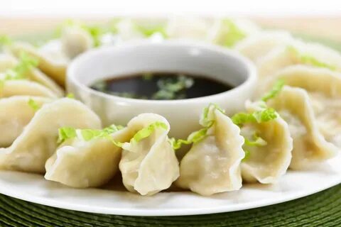 Пельмени с овощами и мясом