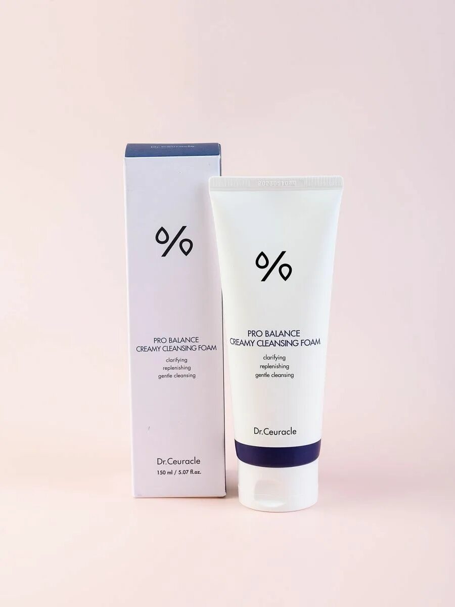 Пенка Dr.ceuracle Pro Balance. Dr.ceuracle пенка для умывания увлажняющая - Pro-Balance creamy Cleasing Foam, 150мл. Dr ceuracle пенка с пробиотиками. Pro Balance creamy Cleansing Foam.