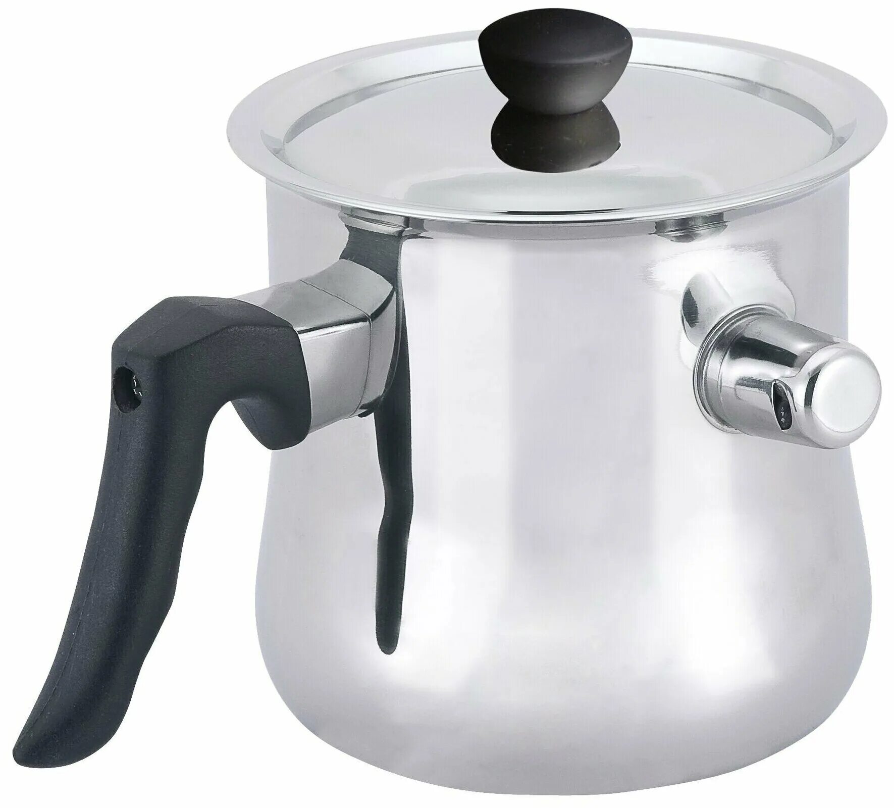 Молочник rondell 16см (1. Кастрюля для молока со свистком. Кастрюля водяная баня молоковарка. 5101 fissman кружка для кипячения молока 14x11 см / 1,5 л (нерж. Молоковарка mercury mc-6351 2 л.