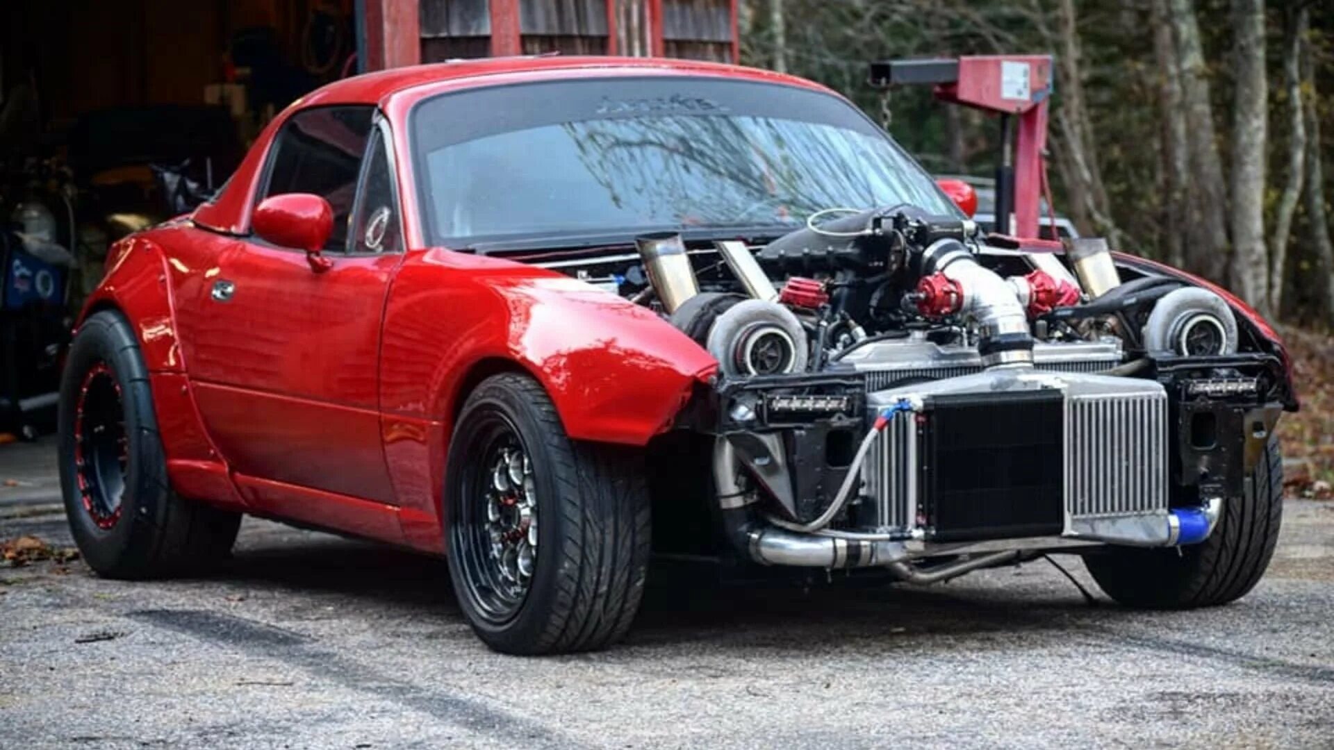 Mazda Miata 1990 Tuning. Drag Racing Miata. Турба тачка улёт. Turbo Miata with ITB’S.