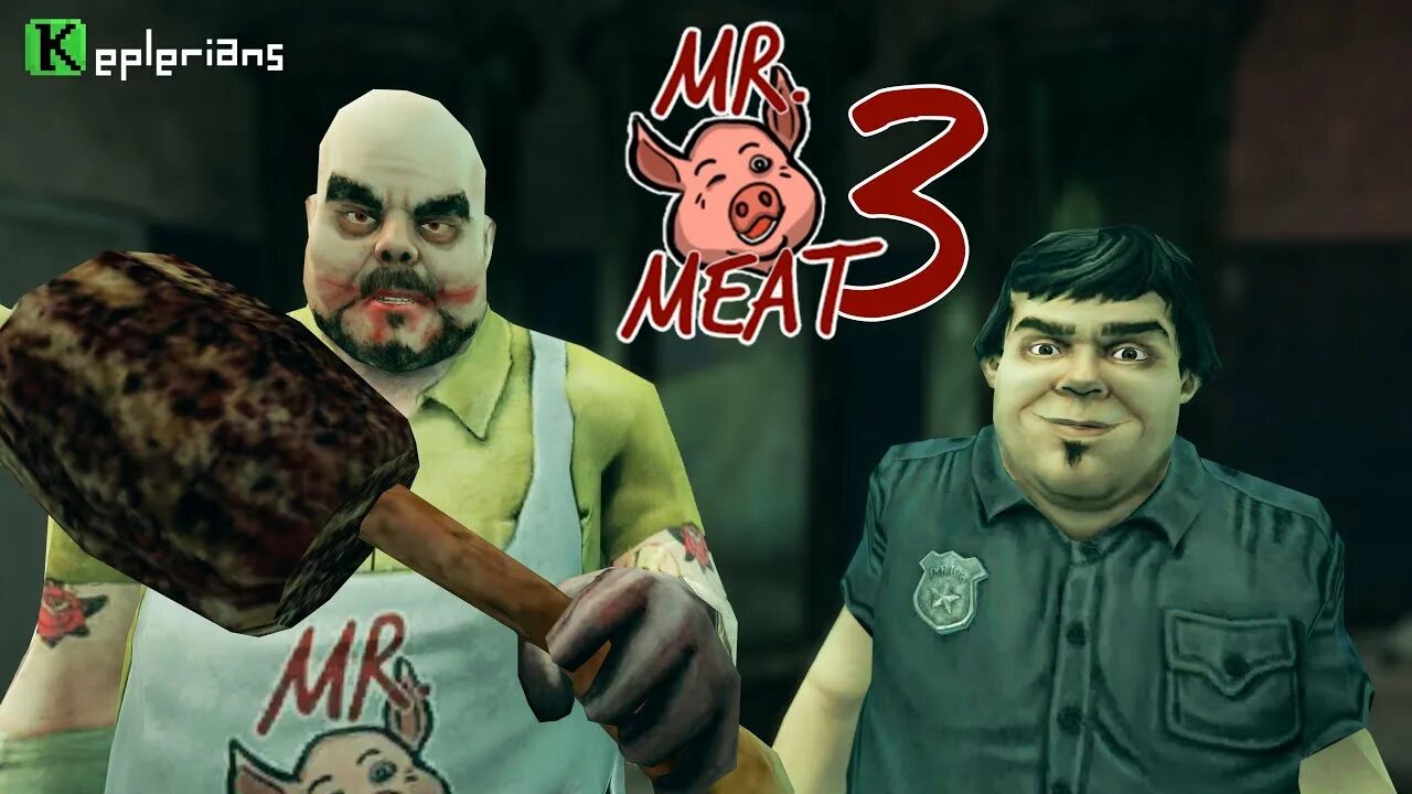 Мистер мит 3. Mr meat 2 vbcnth VBN. Мороженщик vs Мистер мит.