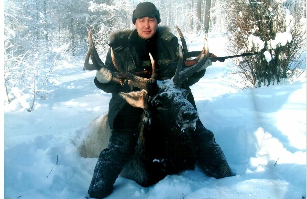 Охотник охота в Якутии. Охота якутске