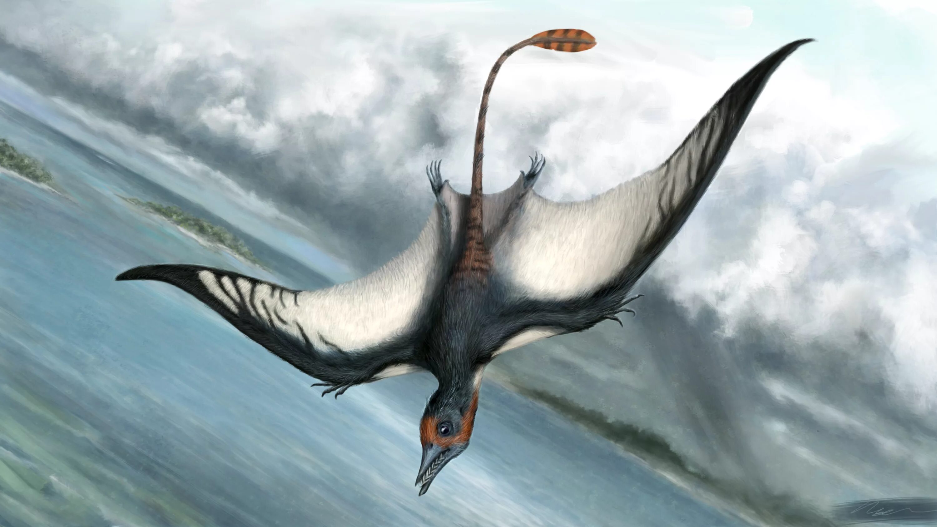 Крылатое чудовище. Птерозавры Триасового периода. Хвостатые птерозавры. Юрский период птеродактиль. Летающие динозавры.
