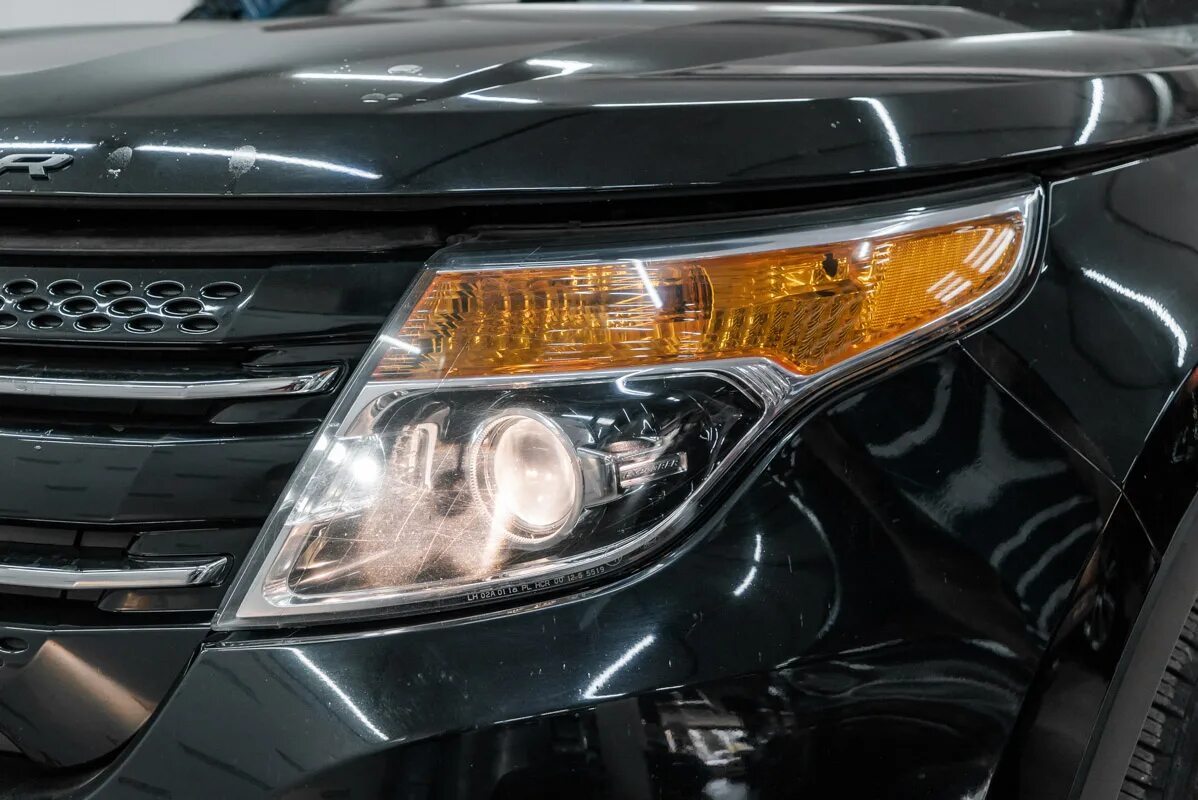 Как снять фару эксплорер 5 Ford Explorer 5 замена линз в фарах на biled модули, полировка фар, бронирован