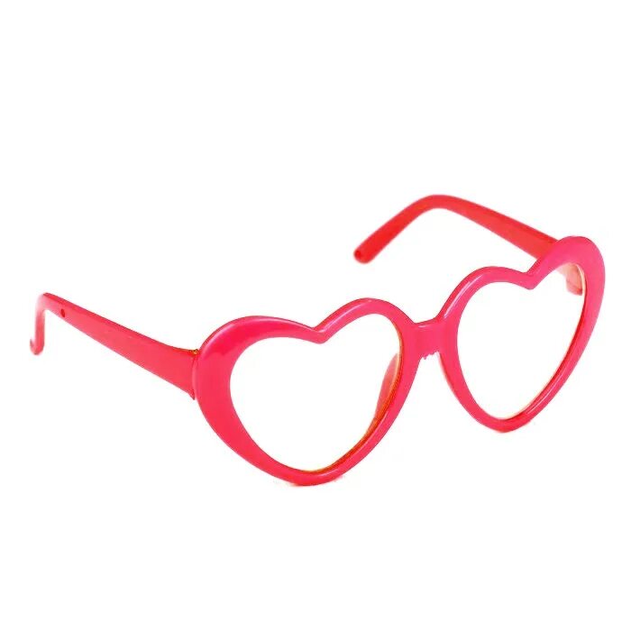Очки сердечки. Детские очки. Розовые пластиковые очки. Очки Игрушечные. Без розовых очков