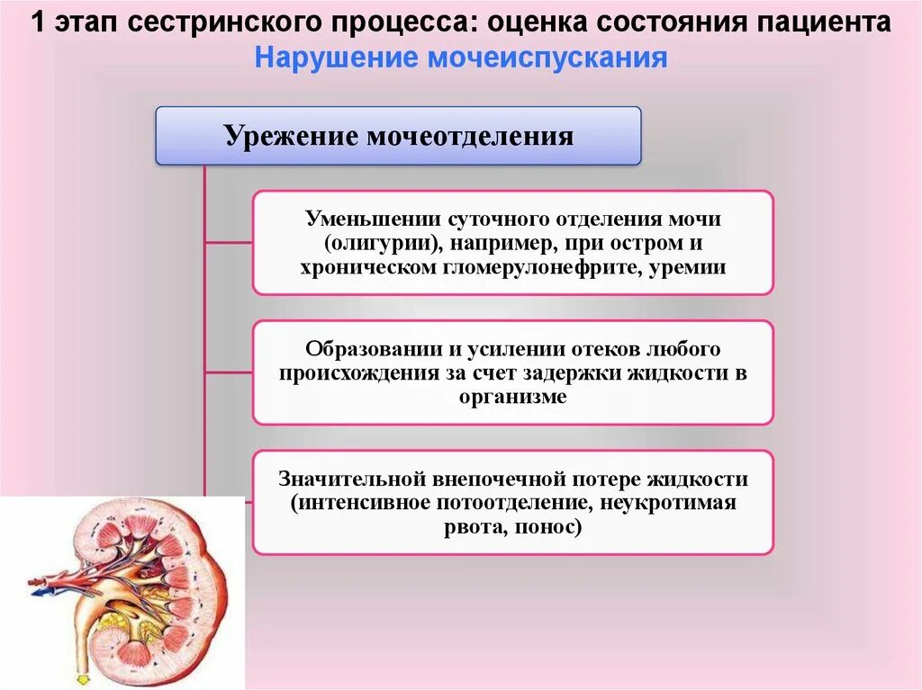 Какие потребности нарушены у пациента. Потребность в физиологических отправлениях. Нарушение потребностей в физиологических отправлениях это. Потребность пациента в физиологических отправлениях. 1 Этап сестринского процесса оценка состояния пациента.