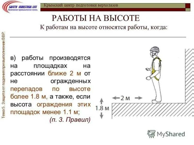 Какие работы на высоте. Что относится к работам на высоте. Высотные работы с какой высоты. Какие работы относятся к работам на высоте.