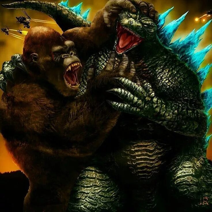 Кинг-Конг vs Godzilla. Годзилла vs Конг. Годзилла против Кинг Конг. Годзилла против Кинг Конга.