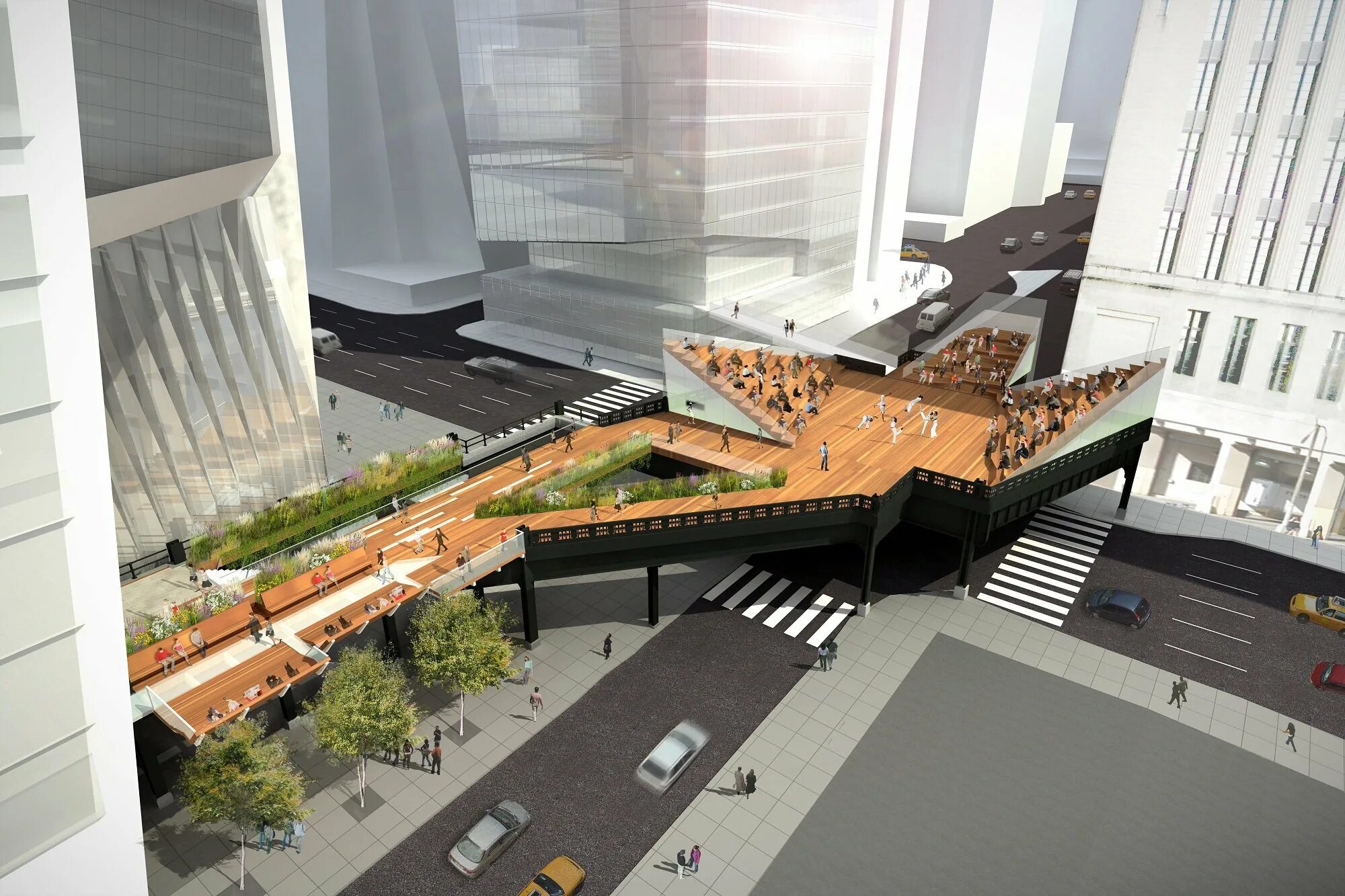 Закрытые проекты открытые проекты. Парк Хай-лайн в Нью-Йорке. High line парк ландшафтный урбанизм. Парк в Нью-Йорке стилобат. Diller Scofidio Renfro проекты.