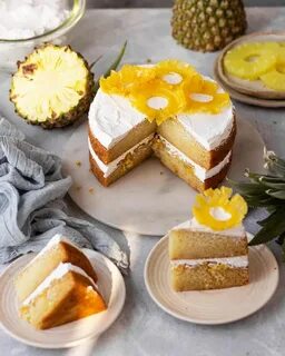 Торт с ананасами консервированными