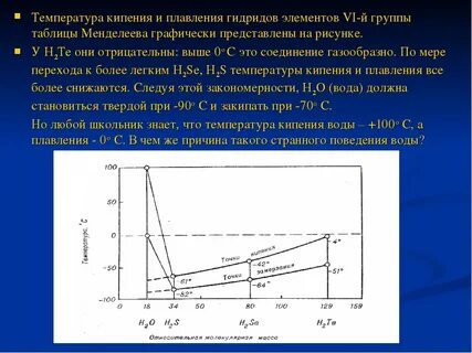 Температура при которой вещество