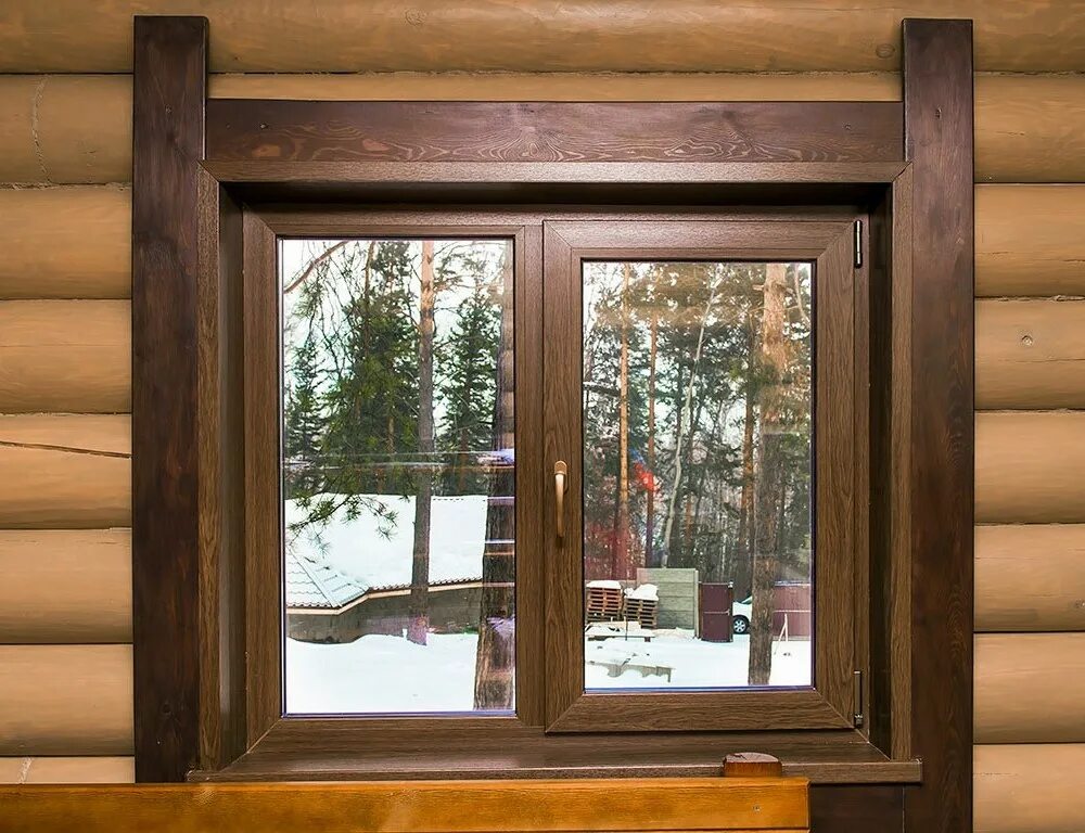Купить окна в деревянный дом