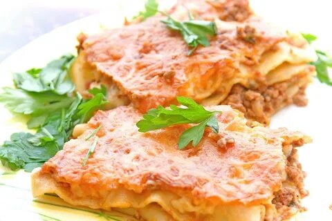Лазанья без бешамель