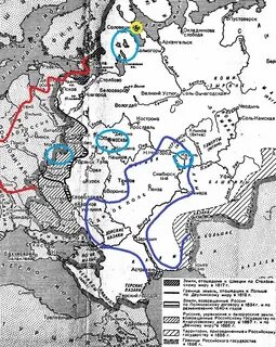 Карта старообрядцев