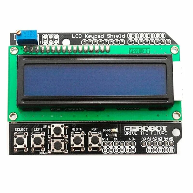 Lcd 1602 shield. Lcd 1602 shield