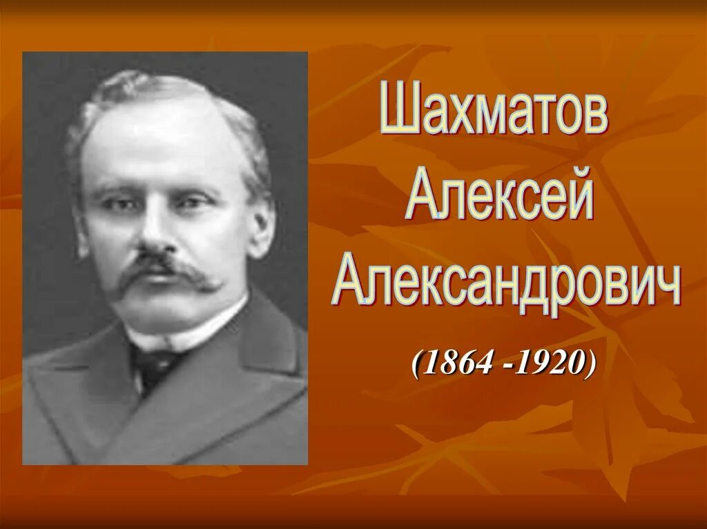 Академик Шахматов. Шахматов лингвист. Шахматов биография