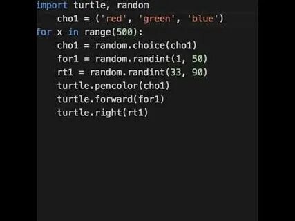 Команды turtle