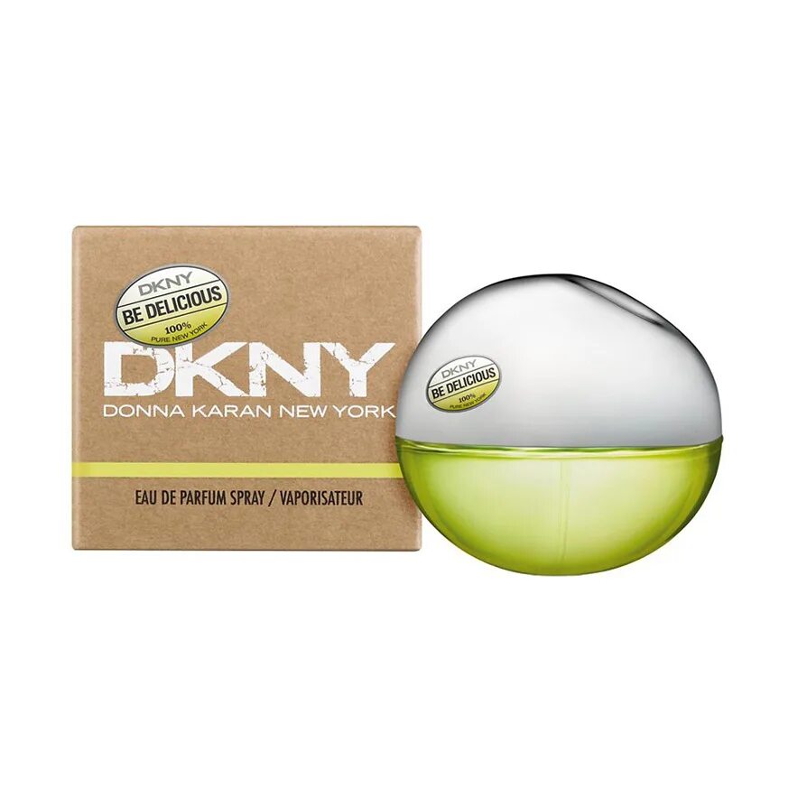 Dkny яблоко купить. Духи Донна Каран зеленое яблоко. Донна Каран Нью-Йорк духи зеленое яблоко. Donna Karan DKNY be delicious. Дона Корана яблоко духи зеленое.