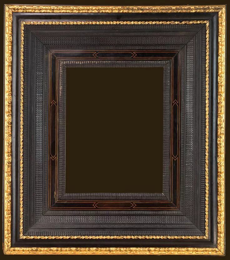 Black with frame