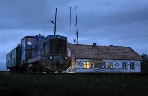 Деревенский и городской в поезде
