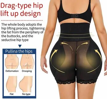 Hip Dip Shapewear Hip Enhancer Butt Pads Shaper Butt Lifter Padded Underwea...