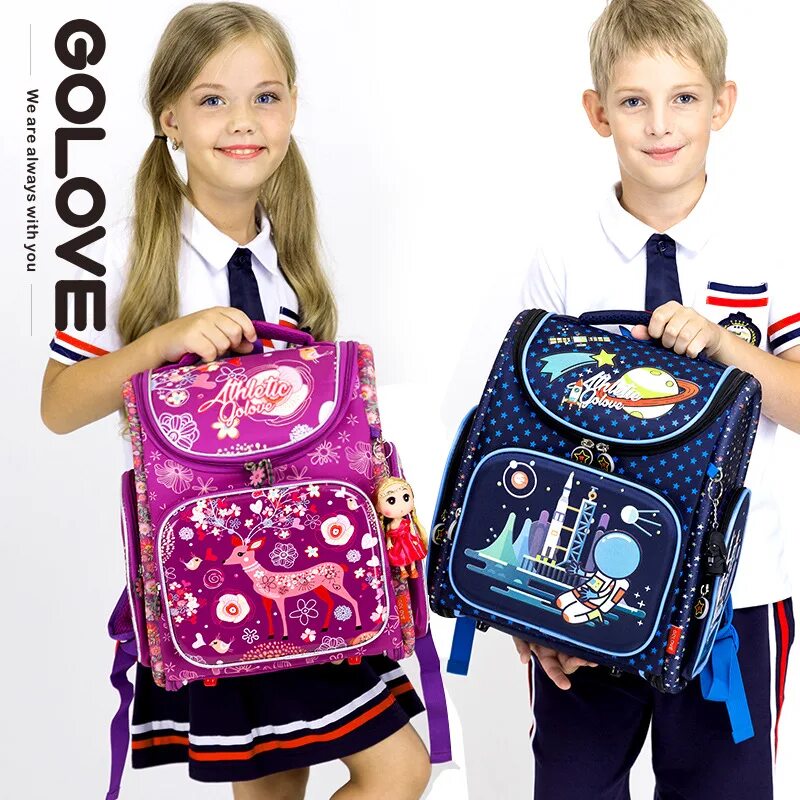ранцы и сумки тетради канцтовары. детские рюкзаки для дошкольников. School backpack. рюкзак для первоклассника. Baijiawei рюкзак.