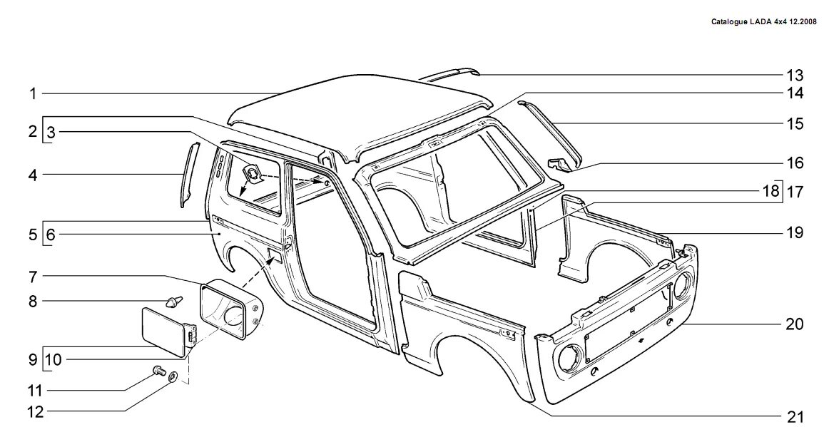 Детали кузова нива. Детали кузова Нива 21213. Панель задка ВАЗ 21213. Кузов Нива 21214 детали кузова. Панель боковины ВАЗ 2131.