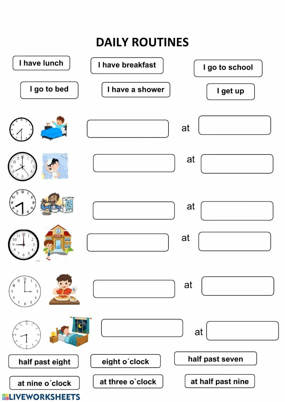 Do the matching exercise