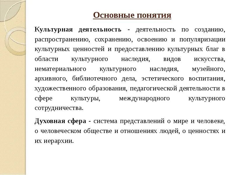 Сохранение и распространение культуры