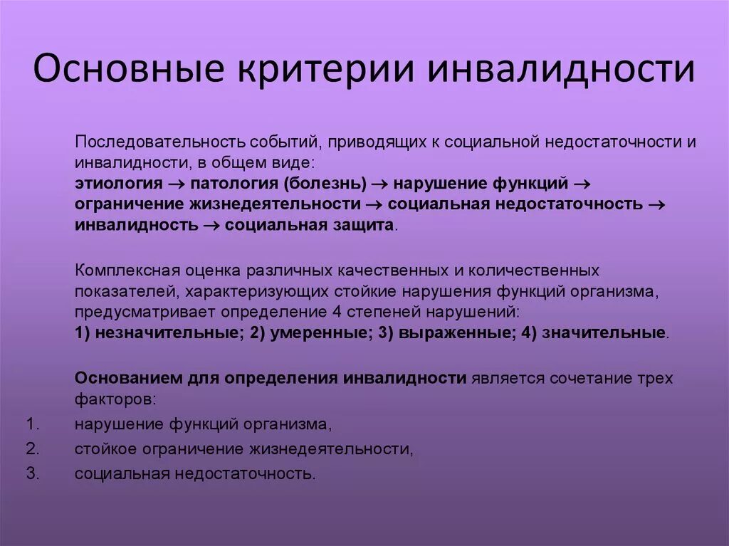 1 группа инвалидности срок. Критерии инвалидности. Критерии установления инвалидности. Критерии классификации инвалидов. Инвалидность критерии инвалидности.