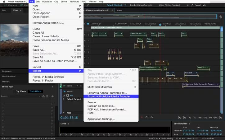 Сохранить видео в мп3. Adobe Audition мультитрек. Adobe Audition экспорт аудио. Adobe Premiere Audition. Сохранение мультитрека в Adobe Audition.