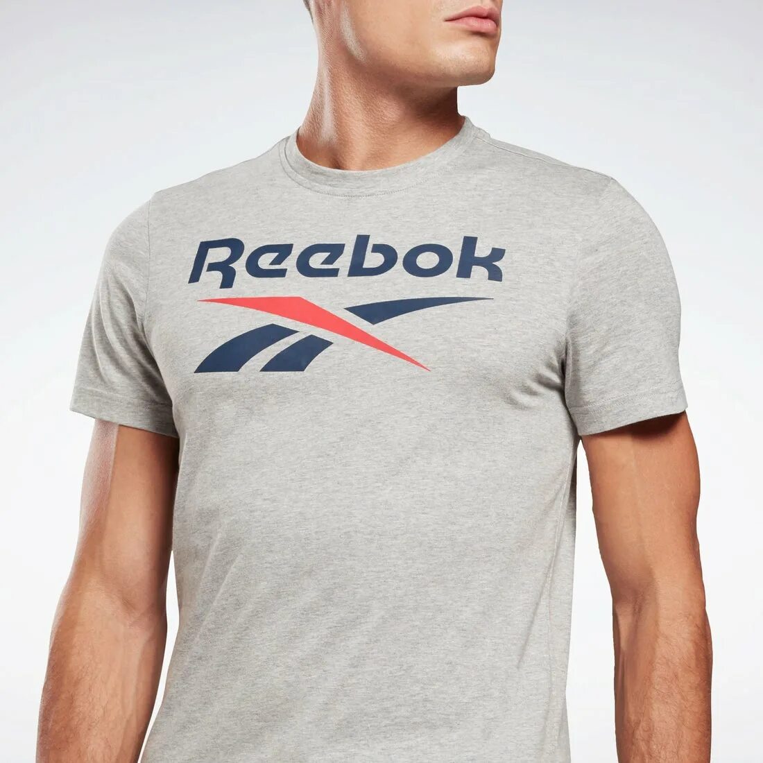 Reebok Futbolka мужские. Reebok t Shirt. Reebok big logo Tee t Shirt. Футболка Reebok мужская Origa.