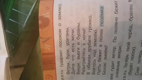 Прочитайте строки из стихотворения